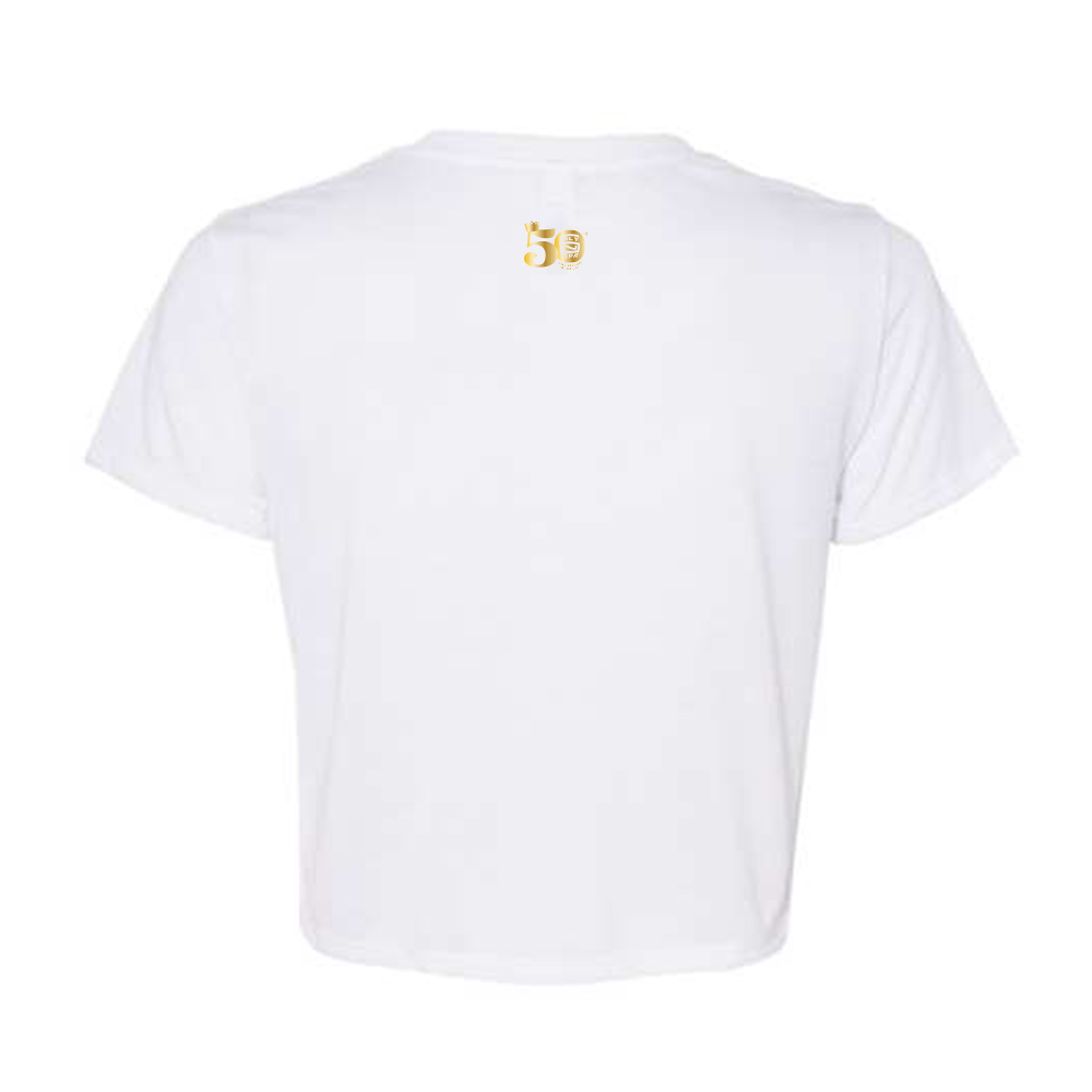 "Shake Your Thang" Commemorative Crop Top (White)