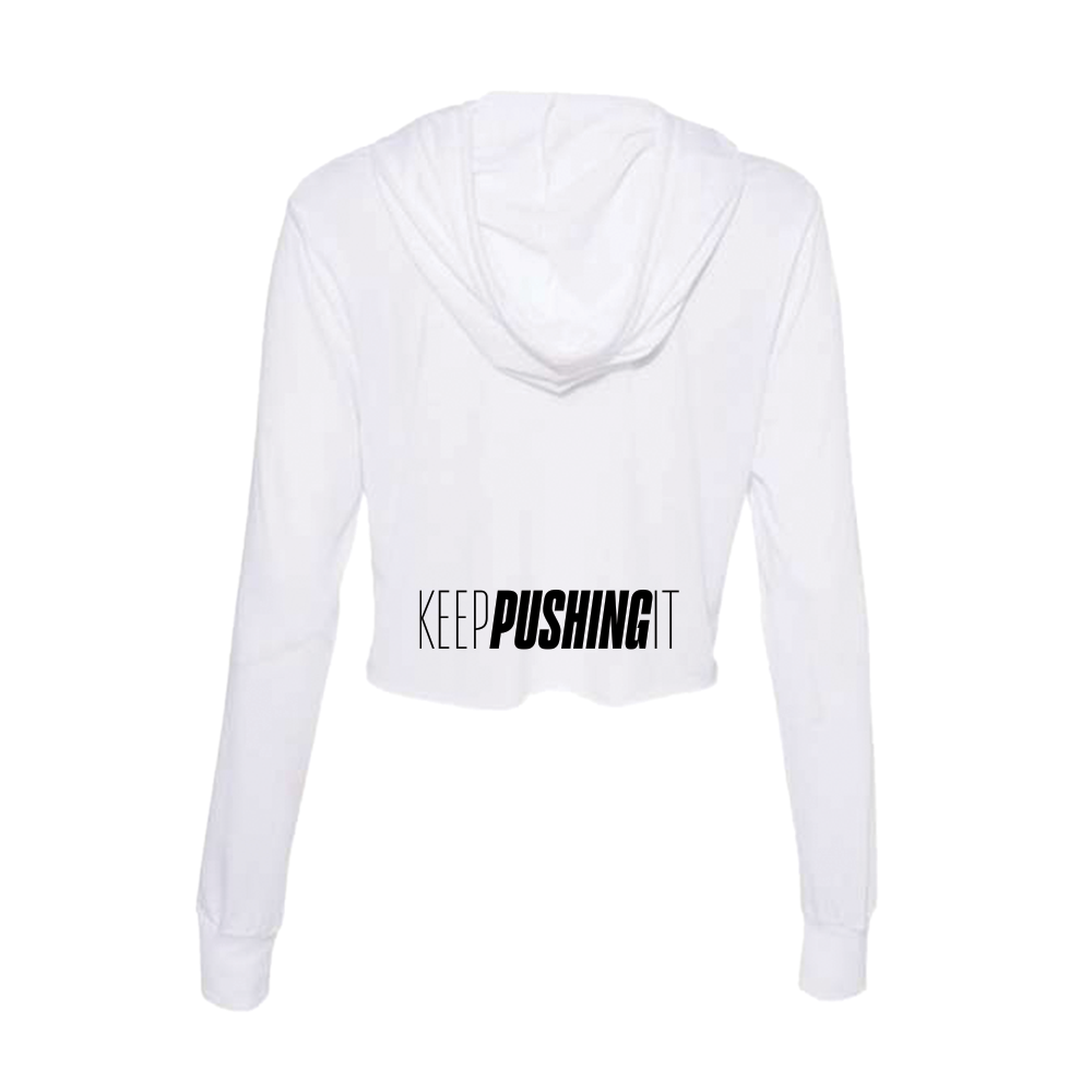 Push It Crop Hoodie